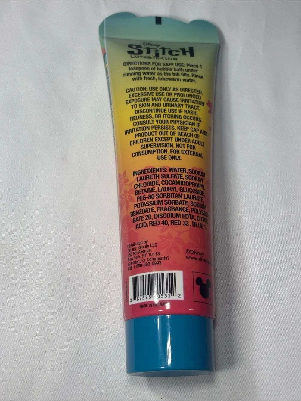 New Stitch Mango Madness Bubble Bath — Pink & Blue